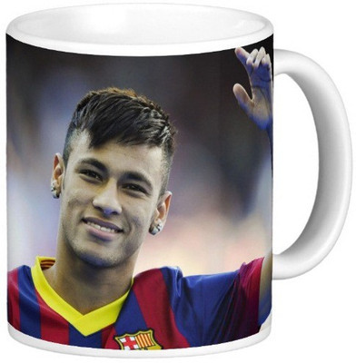 Exoctic Silver Neymar Jr. Collection 002 Ceramic Mug(300 ml), Multicolor