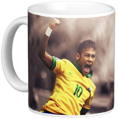 

Exoctic Silver Neymar Jr. Collection 008 Ceramic Mug(300 ml), Multicolor