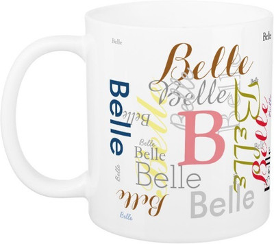 

Exoctic Silver Belle Ceramic Mug(330 ml), Multicolor