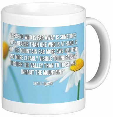 Exoctic Silver Friend Friendship Dosti Yaari Series 021 Ceramic Mug(300 ml), Multicolor