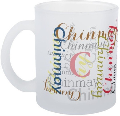 

Exoctic Silver Chinmay Ceramic Mug(330 ml), Multicolor