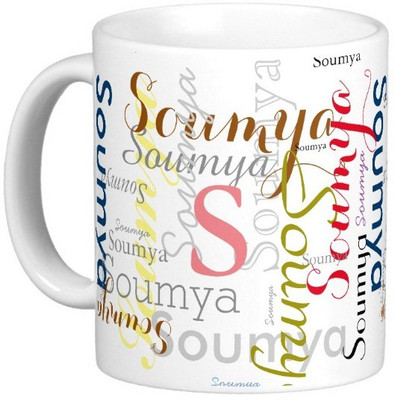 

Exoctic Silver SOUMYA X06 Ceramic Mug(330 ml), Multicolor