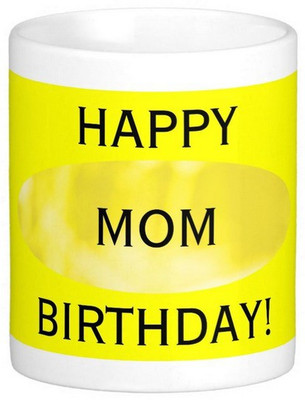 

Exoctic Silver Mother's Mom Maa Happy Birthday 03 Ceramic Mug(300 ml), Multicolor