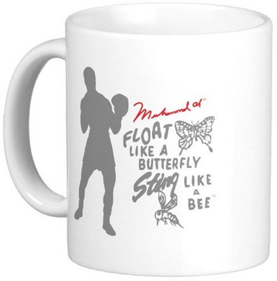 

Exoctic Silver Mohamad Ali Quotes 10 Ceramic Mug(300 ml), Multicolor