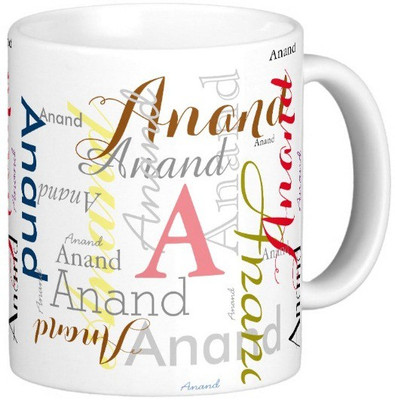 

Exoctic Silver ANAND X06 Ceramic Mug(330 ml), Multicolor