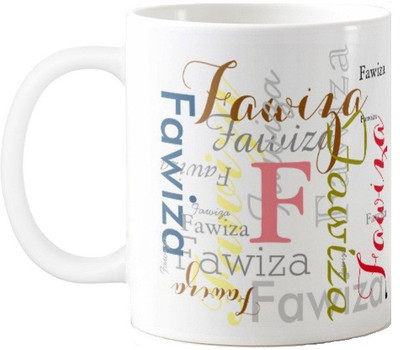 

Exoctic Silver Fawiza Ceramic Mug(330 ml), Multicolor