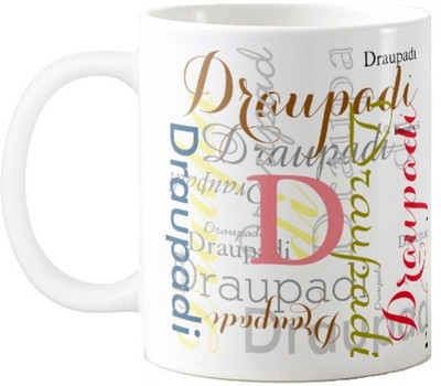 

Exoctic Silver Draupadi Ceramic Mug(330 ml), Multicolor