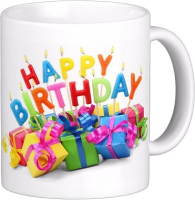 GNS Happy Birthday Series A 08 Ceramic Coffee Mug(325 ml)