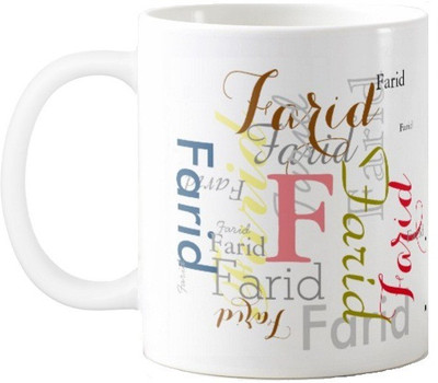 

Exoctic Silver Farid Ceramic Mug(330 ml), Multicolor