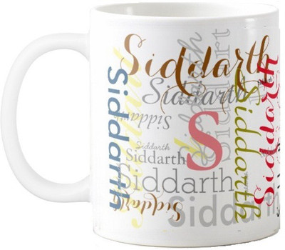 

Exoctic Silver Siddarth Ceramic Mug(330 ml), Multicolor