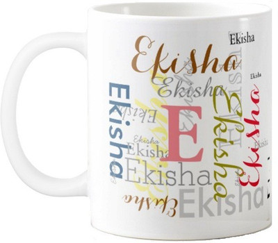 

Exoctic Silver Ekisha Ceramic Mug(330 ml), Multicolor