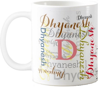 

Exoctic Silver Dhyanesh Ceramic Mug(330 ml), Multicolor