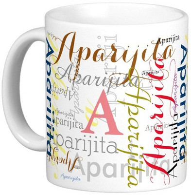 

Exoctic Silver APARIJITA Ceramic Mug(330 ml), Multicolor