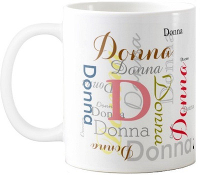 

Exoctic Silver Donna Ceramic Mug(330 ml), Multicolor