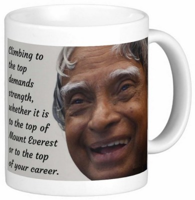 Exocticaa Dr. APJ ABDUL KALAM TRIBUTE SERIES 11 Ceramic Coffee Mug(325 ml)