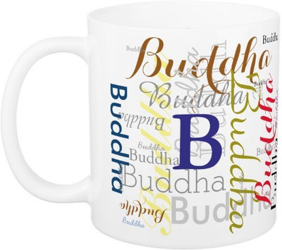 

Exoctic Silver Buddha Ceramic Mug(330 ml), Multicolor