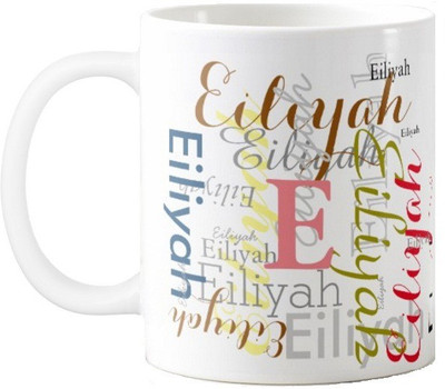 

Exoctic Silver Eiliyah Ceramic Mug(330 ml), Multicolor