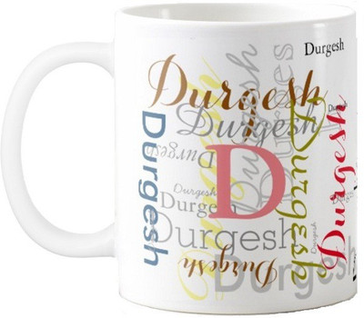 

Exoctic Silver Durgesh Ceramic Mug(330 ml), Multicolor