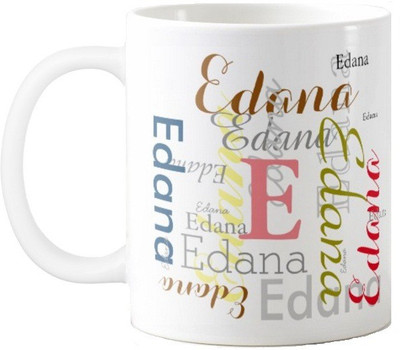 

Exoctic Silver Edana Ceramic Mug(330 ml), Multicolor