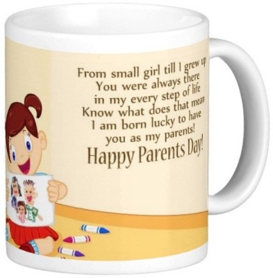 GNS Happy Parents Day Series 08 Ceramic Coffee Mug(325 ml)