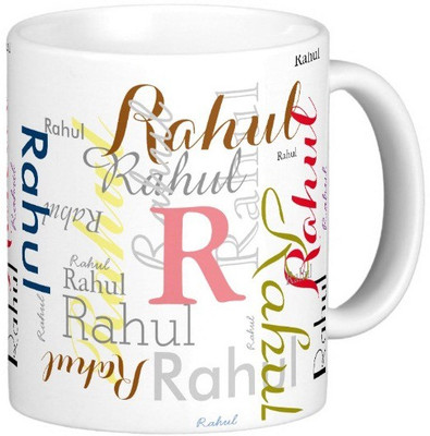 

Exoctic Silver RAHUL X06 Ceramic Mug(330 ml), Multicolor