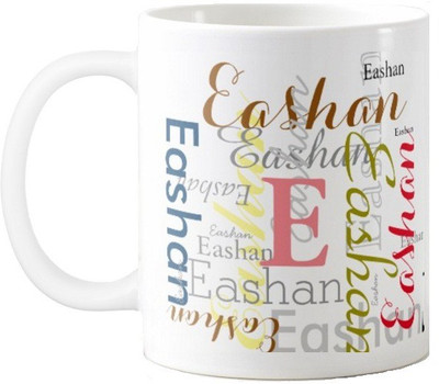 

Exoctic Silver Eashan Ceramic Mug(330 ml), Multicolor