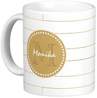

Exoctic Silver MONIKA Ceramic Mug(330 ml), Brown;gold