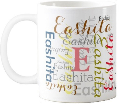 

Exoctic Silver Eashita Ceramic Mug(330 ml), Multicolor