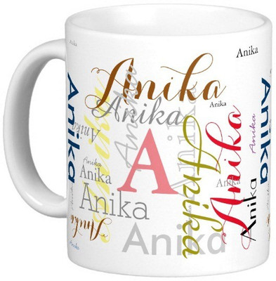 

Exoctic Silver ANIKA Ceramic Mug(330 ml), Multicolor