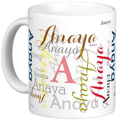 

Exoctic Silver ANAYA Ceramic Mug(330 ml), Multicolor
