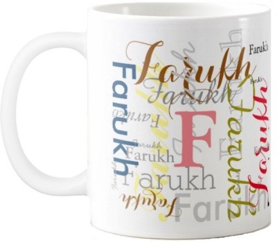 

Exoctic Silver Farukh Ceramic Mug(330 ml), Multicolor