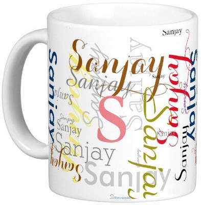 

Exoctic Silver SANJAY X06 Ceramic Mug(330 ml), Multicolor
