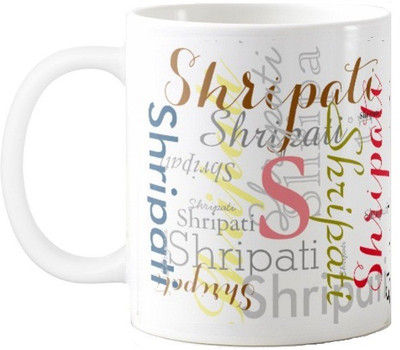 

Exoctic Silver Shripati Ceramic Mug(330 ml), Multicolor