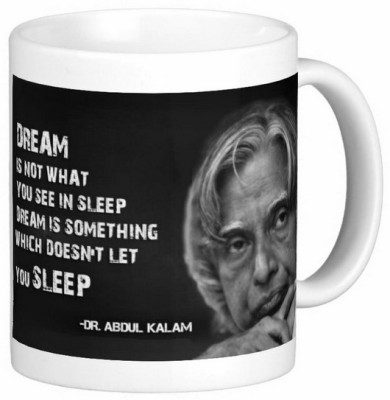 Exocticaa Dr. APJ ABDUL KALAM TRIBUTE SERIES 03 Ceramic Coffee Mug(325 ml)