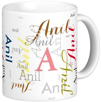 

Exoctic Silver ANIL X06 Ceramic Mug(330 ml), Multicolor