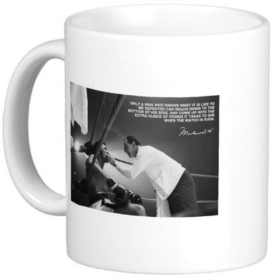 

Exoctic Silver Mohamad Ali Quotes 21 Ceramic Mug(300 ml), Multicolor