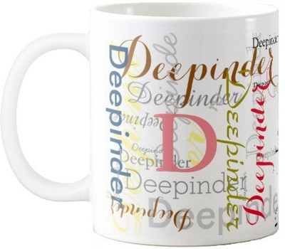 

Exoctic Silver Deepinder Ceramic Mug(330 ml), Multicolor