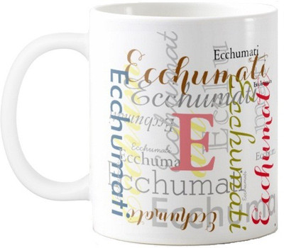 

Exoctic Silver Ecchumati Ceramic Mug(330 ml), Multicolor
