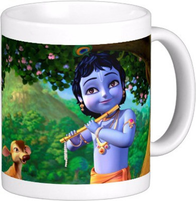 

Exoctic Silver Little Krishna Series Zyx006 Ceramic Mug(300 ml)