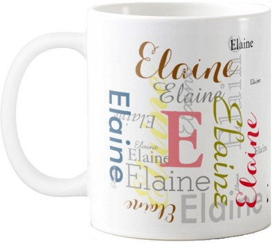

Exoctic Silver Elaine Ceramic Mug(330 ml), Multicolor