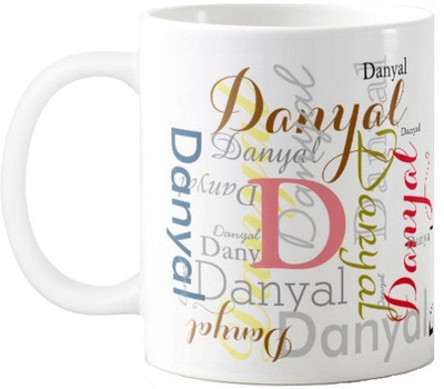 

Exoctic Silver Danyal Ceramic Mug(330 ml), Multicolor