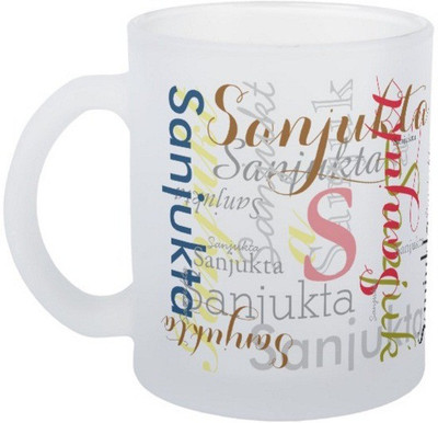 

Exoctic Silver Sanjukta Ceramic Mug(330 ml), Multicolor