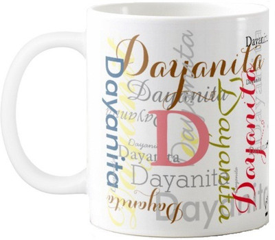 

Exoctic Silver Dayanita Ceramic Mug(330 ml), Multicolor