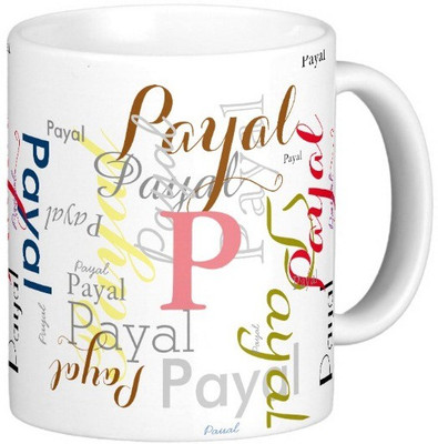 

Exoctic Silver PAYAL X06 Ceramic Mug(330 ml), Multicolor