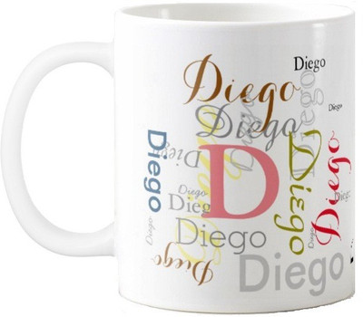 

Exoctic Silver Diego Ceramic Mug(330 ml), Multicolor