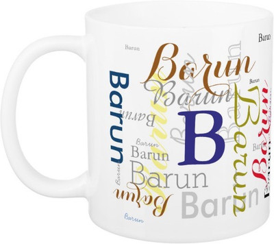 

Exoctic Silver Barun Ceramic Mug(330 ml), Multicolor