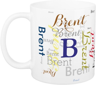 

Exoctic Silver Brent Ceramic Mug(330 ml), Multicolor