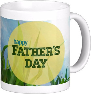 

Exoctic Silver Father Dad Papa Baba Pitaji Abba x002 Ceramic Mug(300 ml), Multicolor