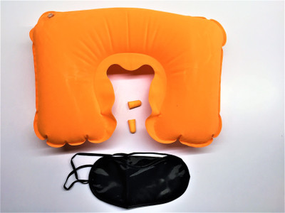 

Milestouch EXIM Travelling Kit Neck Pillow & Eye Shade(Mix Colors)