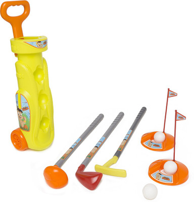 

Chhota Bheem Golf Set w/trolley Eflute(Multicolor)